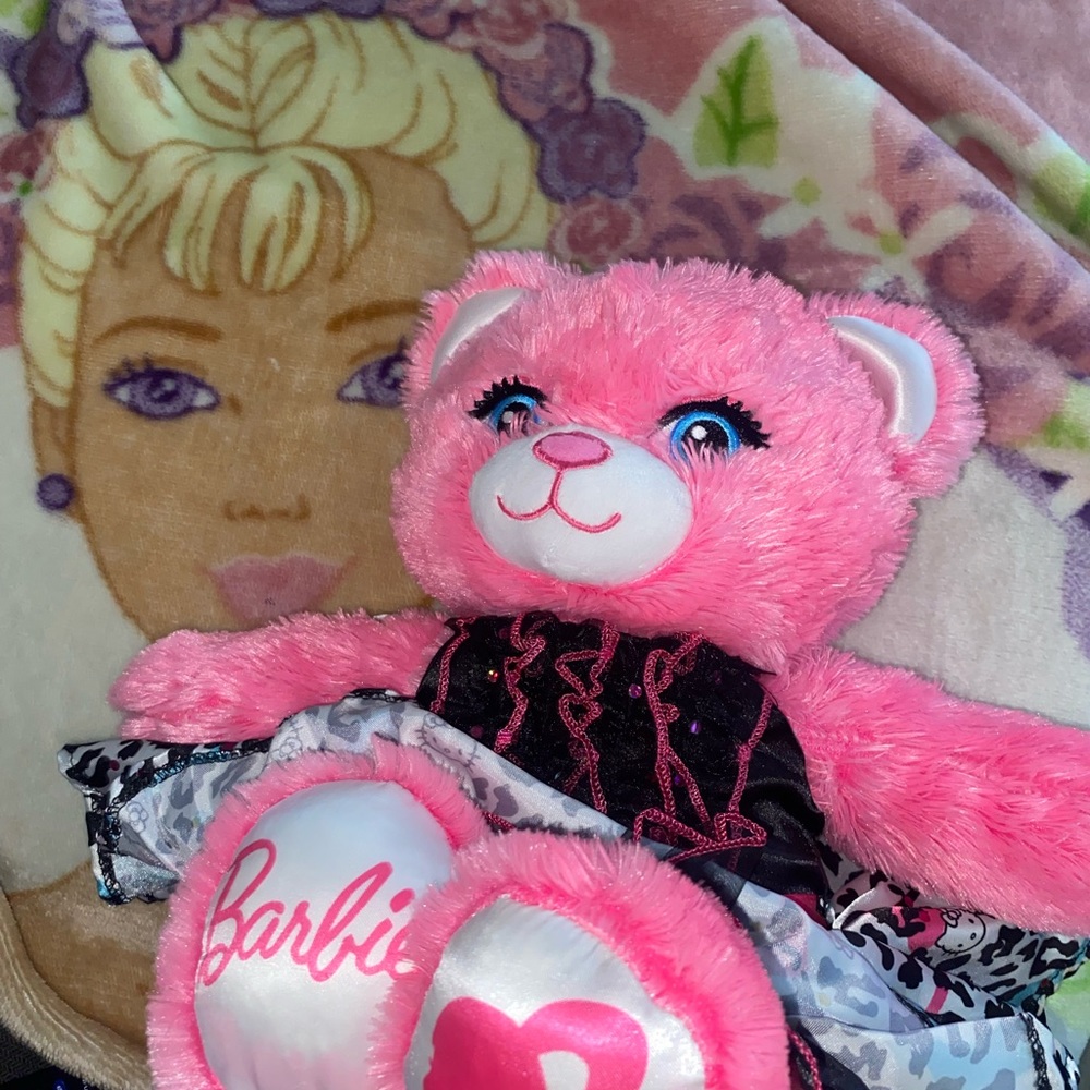 PINK BARBIE Hello Kitty Build A Bear